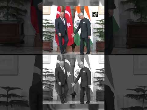 EAM Jaishankar meets Turkish Counterpart Mevlut Cavusoglu in Delhi