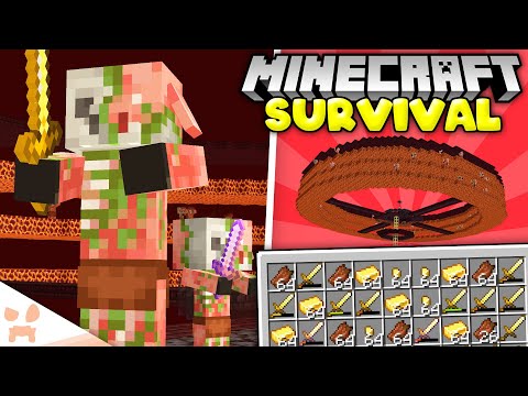 GIANT GOLD FARM! - Minecraft Survival (#82)