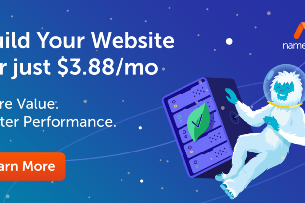 Build your website with Namecheap!