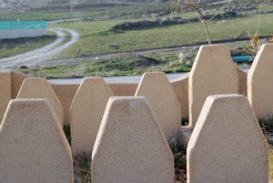 This is the cemetery of the Kurdish civil people killing by former Iraqi president Saddam Hussein chemical bombs