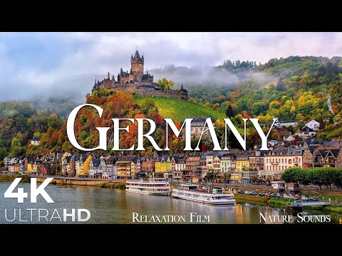 Germany 4K Europe Relaxation Film | Peaceful Relaxing Music | Meditation Music | Nature Sounds