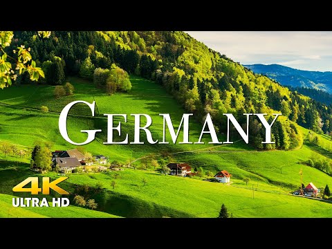 FLYING OVER GERMANY 4K UHD - Amazing Beautiful Nature Scenery with Relaxing Music for Stress Relief