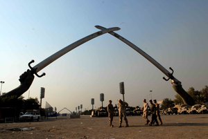 US marines in Baghdad