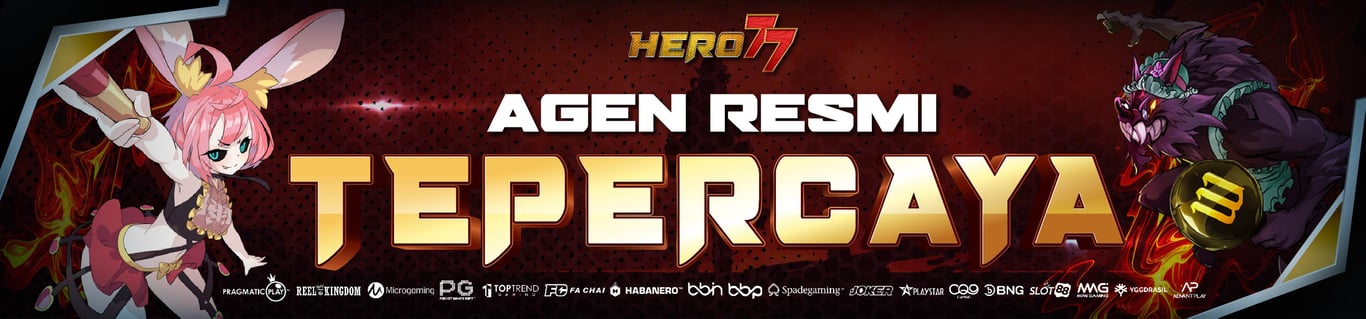 AGEN RESMI TEPERCAYA WEB BANNER HERO77