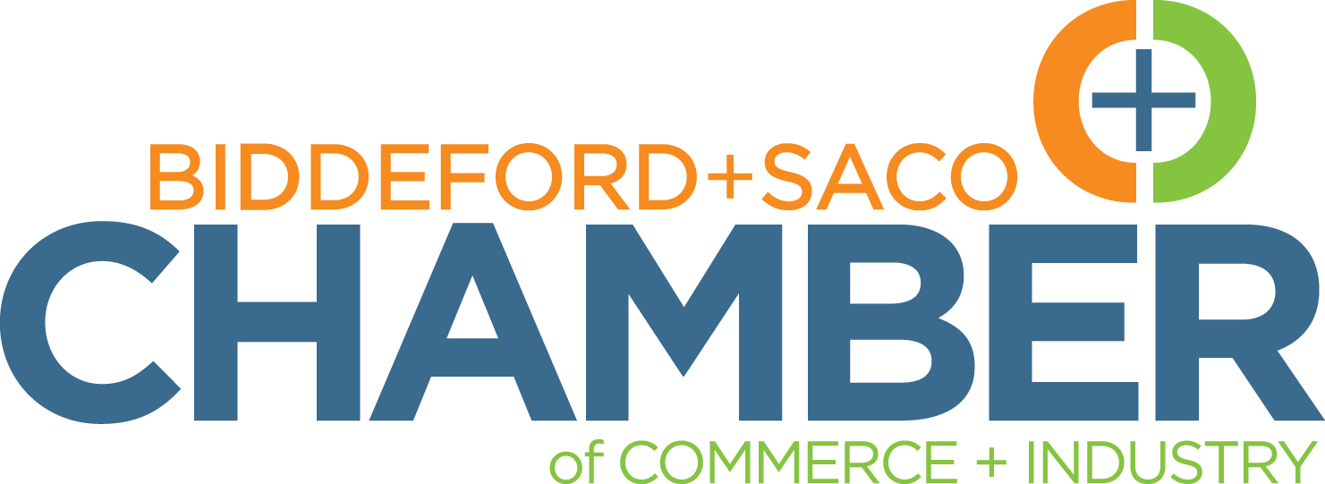 The Biddeford + Saco Chamber of Commerce + Industry Logo