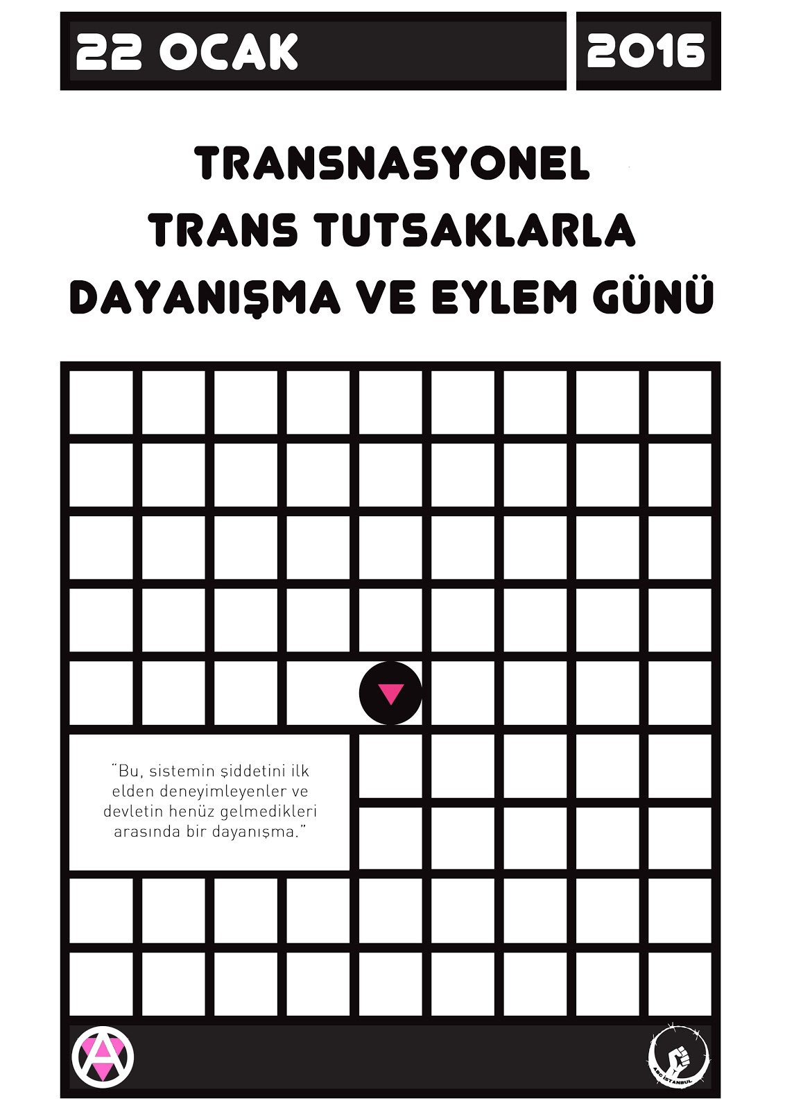 Trans Tutsaklarla Dayanışma ve Eylem Günü