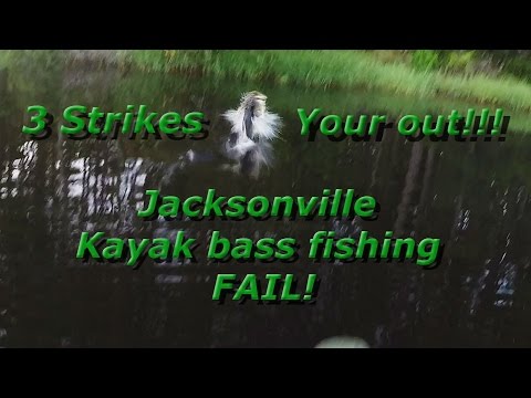 Jacksonville kayak bass fishing fail