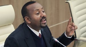 FILE - Ethiopia's Prime Minister Abiy Ahmed addresses lawmakers at the parliament in Addis Ababa, Ethiopia Thursday, July 7, 2022.