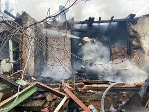 Russian bombing in Bakhmut, August 5