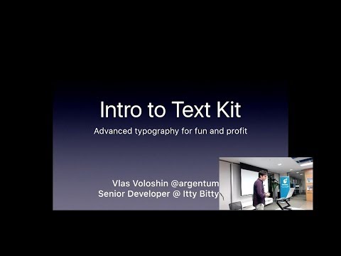 Vlas Voloshin - Intro to Text Kit: advanced typography for fun and profit