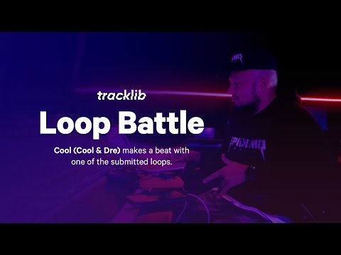 Cool (Cool & Dre) making a beat with the winning Tracklib loop