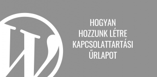 Hogyan hozzunk létre kapcsolattartási űrlapot a WordPressben