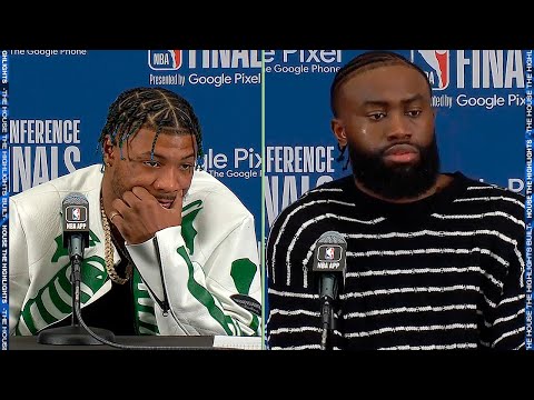 Marcus Smart & Jaylen Brown on ECF Game 1 Loss vs Heat, Postgame Interview