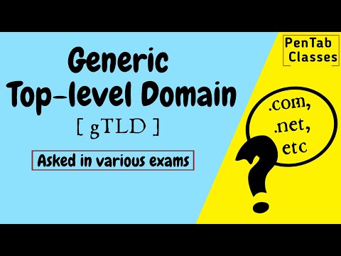 🖥️ gTLD | Generic Top-level Domain | Domain Names | Original 7 gTLDs | Components of a URL