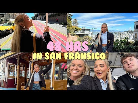 48 HOURS in SAN FRANCISCO!! Travel vlog, Golden Gate Bridge, good food & lots of laughs