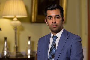 Scottish politician and Cabinet Secretary for Health and Social Care minister Humza Yousaf