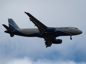 IndiGo Airbus A320 registered VT-IEX at Kempegowda Intl Airport Bengaluru