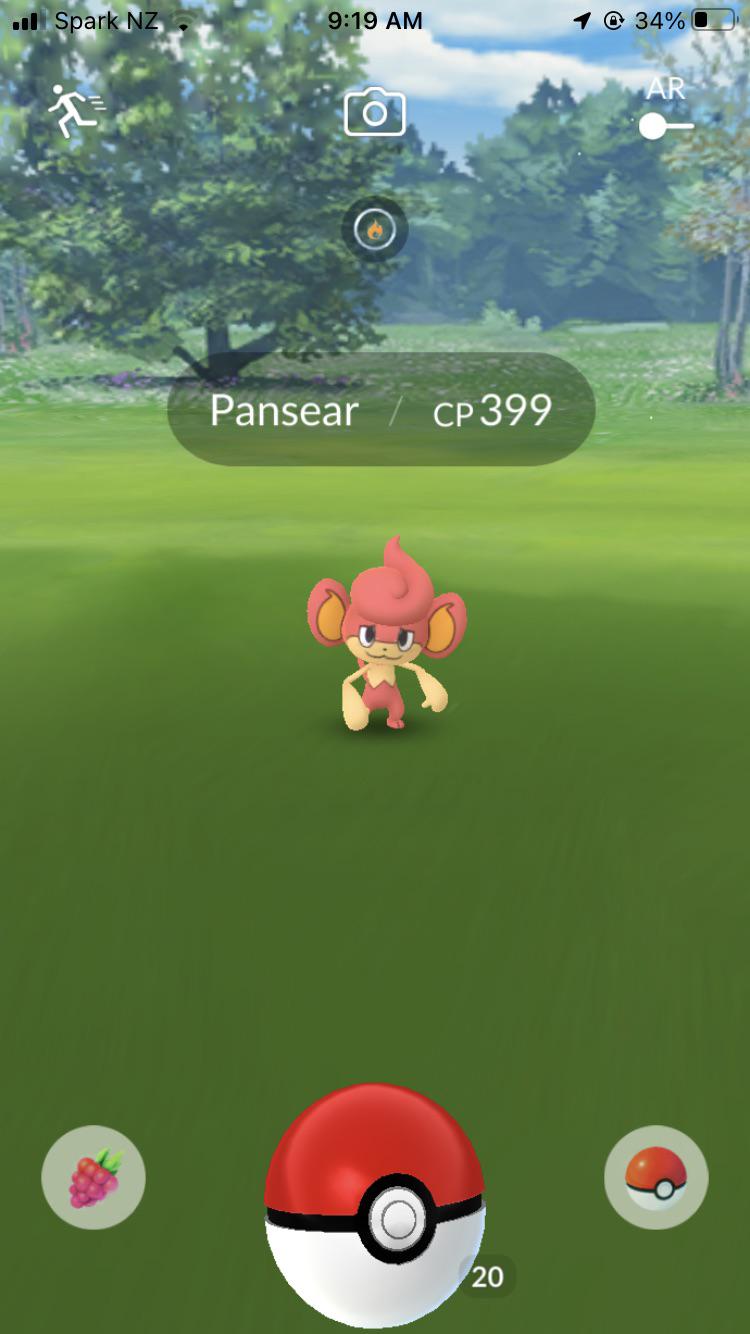 r/TheSilphRoad - Pansear as encounter reward for Go Fest Berlin collection