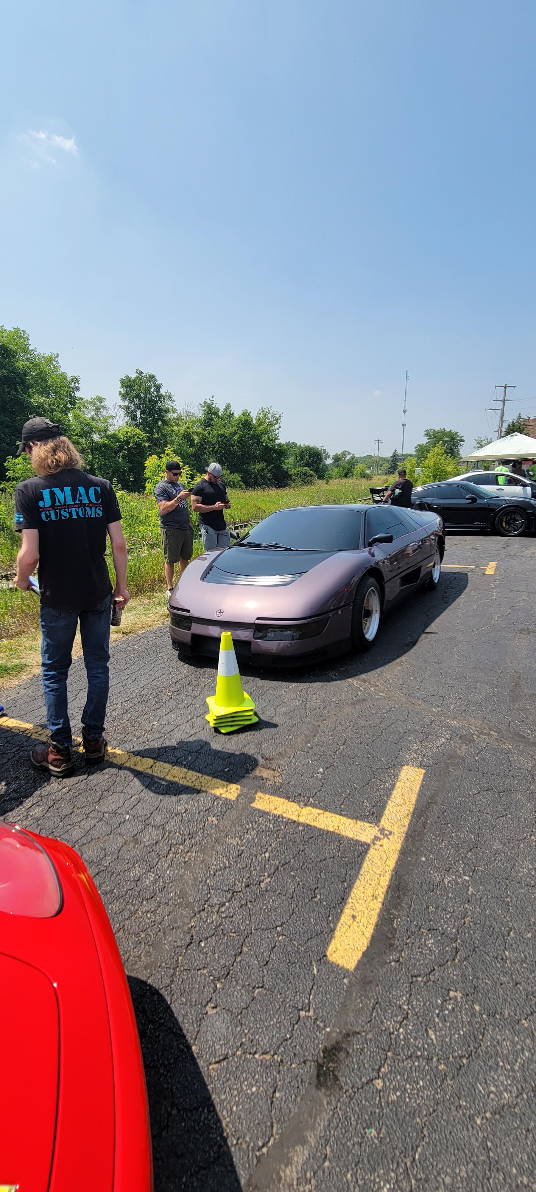 r/whatisthiscar - Saw this at a car show today. It had Plymouth badges. I'm assuming it was a concept car.