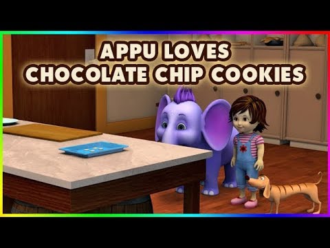 Short Stories for Kids - Appu loves Chocolate Chip Cookies