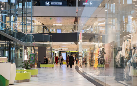 A shopping mall in Tallinn (Photo is illustrative).