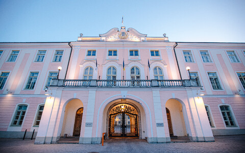 Toompea Castle, seat of the Riigikogu.