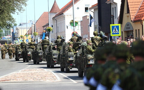 Victory Day Parade in Viljandi, June 23, 2023.