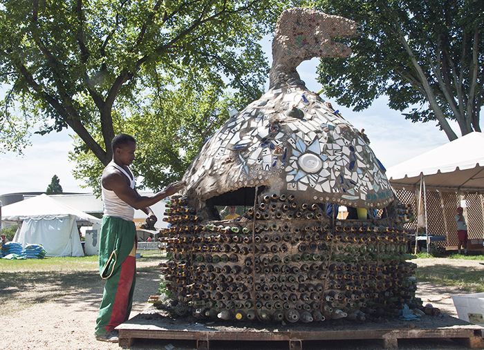 Festival Audio: Interview with Recycling Artist Isaac Kibe