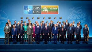 Official photo of the NATO Secretary General and Heads of State and Government