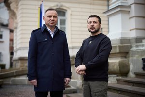 Volodymyr Zelenskyy, Andrzej Duda and Gitanas Nausėda held a meeting in the format of the Lublin Triangle in Lviv