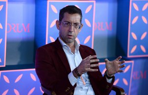 Gal Luft, Co-Director, Institute for the Analysis of Global Security, on the Forum Stage during the opening day of Web Summit 2017 at Altice Arena in Lisbon