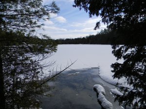 Crawford Lake in Winter, Ontario, Canada