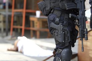 (Representative photo) Police guard the scene of a murder after a man was shot to death in Acapulco, Mexico, Wednesday, Jan. 2, 2019.