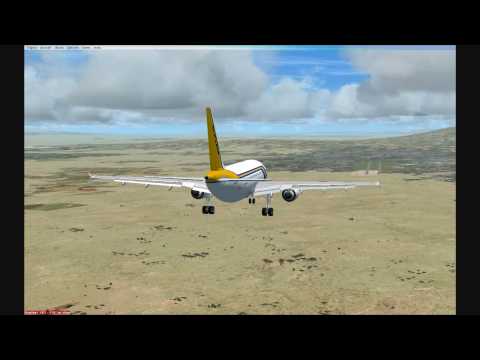 FSX 8.Sudan Airways Airbus A310-300 landing at Addis Ababa (Ethiopia) Airport