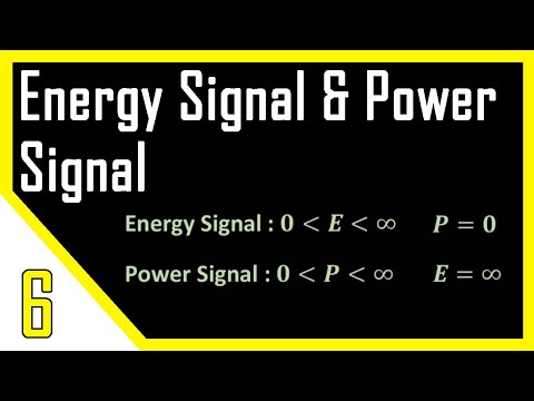 Energy Signal and Power Signal | Digital Signal Processing