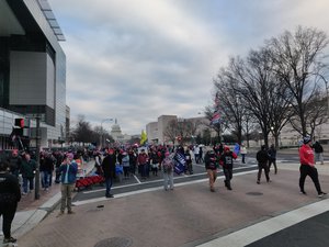 US Capitol January 6th 2021 during the riot