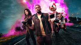 Based on the cult-classic Playstation game the explosive new series Twisted Metal is now streaming, only on Stan.