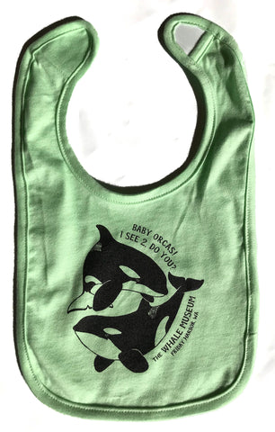 Baby Orcas! Baby human bib