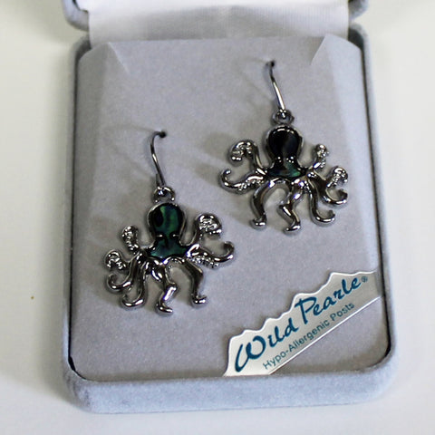 Wild Pearle Octopus Earrings