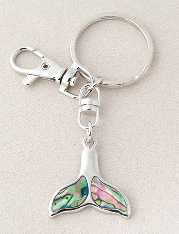 Whale Tail Keychain