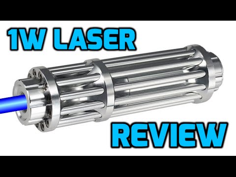 1W 445nm / 450nm Blue Burning Laser Pointer Review