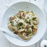 Cauliflower and ricotta spaghetti.