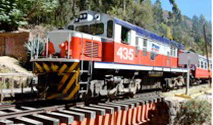 Huancayo to Huancavelica train