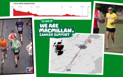 Simon is running the 2023 Loch Ness Marathon for Macmillan Cancer Support