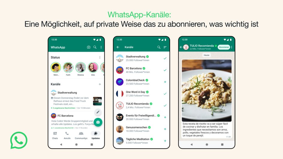 Teaserbild für WhatsApp: Neue Kanäle sorgen für Unmut - kann man sie abschalten?