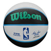 2022-2023 LA Clippers City Edition Full Size Basketball In Black & White - Back View