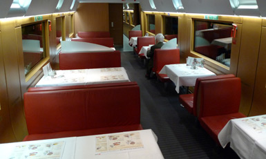 ICE2 restaurant car