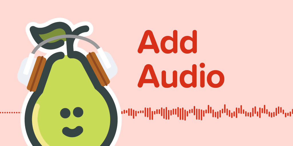 add audio