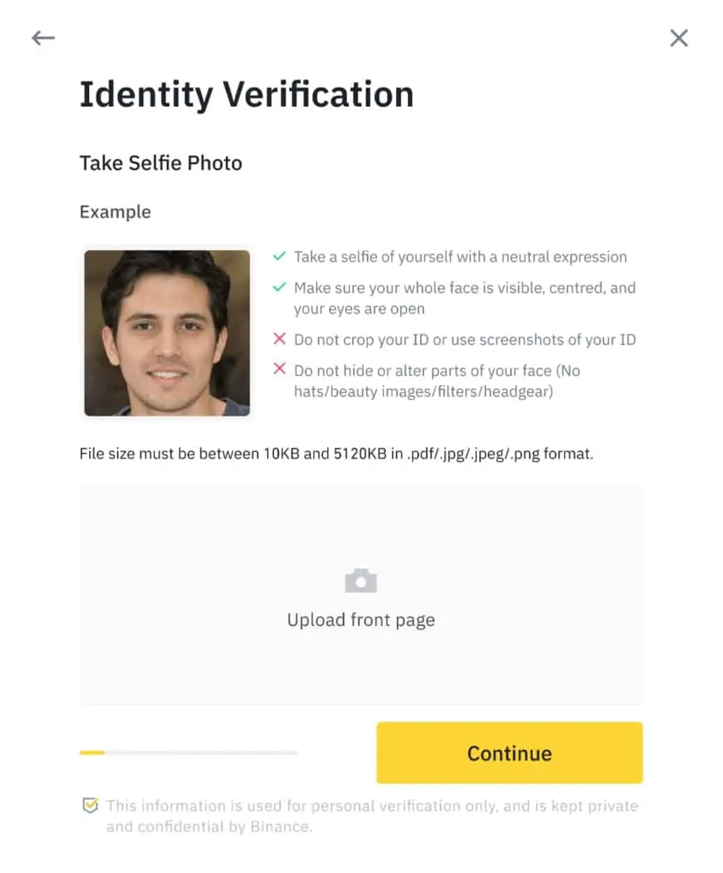 How To Complete KYC ID Verification on Binance Step 8 - How To Buy Ethereum