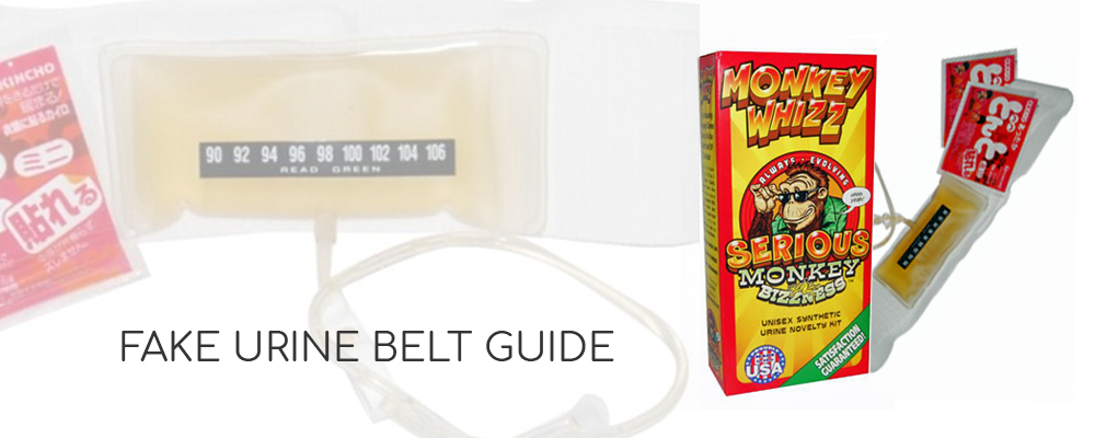 synthetic urine belt guide